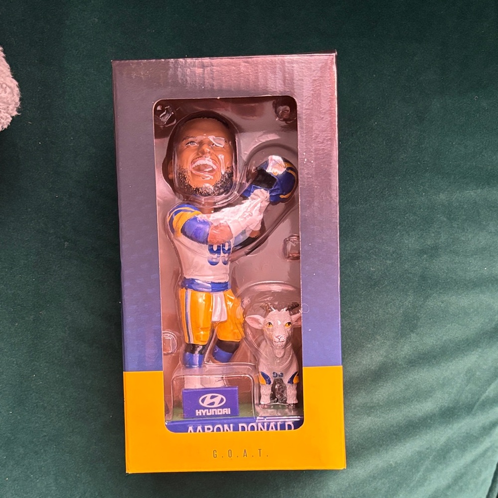 Hyundai Aaron Donald Bobblehead with Goat